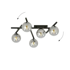 Fashion Rozłożysta lampa sufitowa do korytarza 1104/5 SMART | Kaja Oświetlenie Żyrandole Nowoczesne