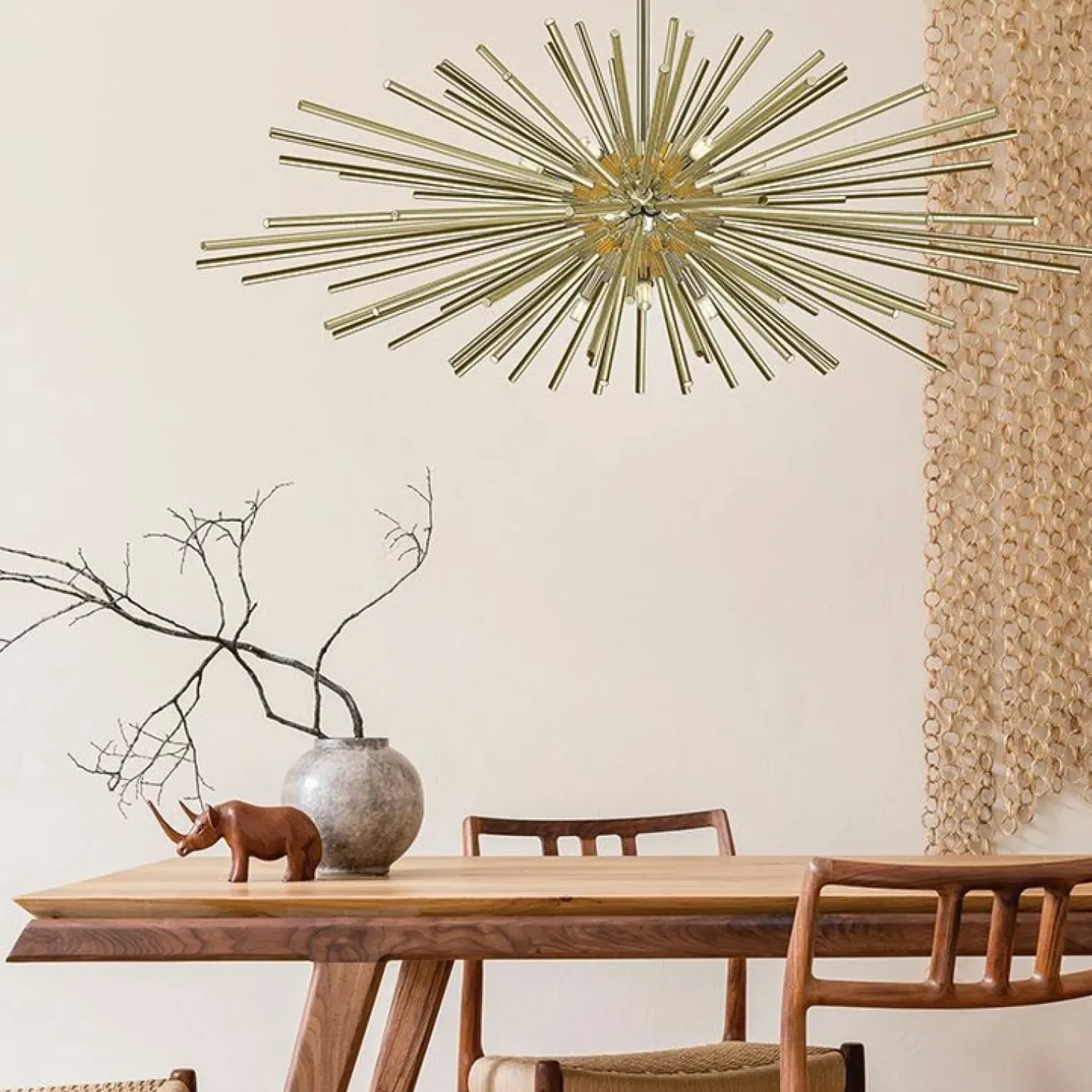 Best Rozłożysta lampa wisząca P0491-09E-F7DY URCHIN| Kaja Oświetlenie Żyrandole Nowoczesne