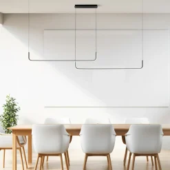 Cheap Rozłożysta, pozioma lampa wisząca LED nad stół ZM 2023199 RIKE | Kaja Żyrandole Nowoczesne