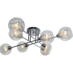 Hot Rozłożysta, stylowa lampa sufitowa K-JSL-1302/8 FONS | Kaja Żyrandole Nowoczesne