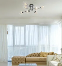 Hot Rozłożysta, stylowa lampa sufitowa K-JSL-1302/8 FONS | Kaja Żyrandole Nowoczesne