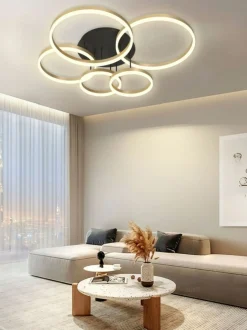 Flash Sale Rozłożysta, złota lampa sufitowa LED WF 9049-601 PERPIGNON | Kaja Żyrandole Nowoczesne