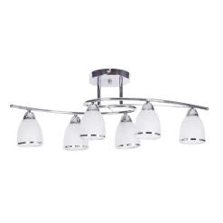 Sklep Kaja Rozłożysty, owany żyrandol K-JSL-8090/6 CHR SAMIRA | Kaja