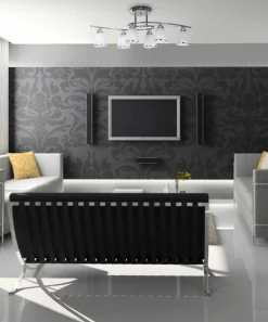 Sklep Kaja Rozłożysty, owany żyrandol K-JSL-8090/6 CHR SAMIRA | Kaja