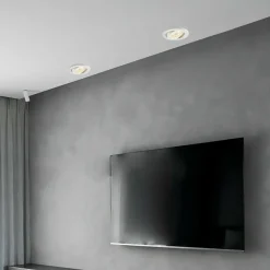 Sklep Kaja Ruchome, białe oczko GU10 LP-440/1RS WH MOVABLE LAGOS | Kaja