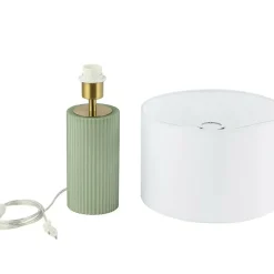 Sklep Kaja Rustykalna lampka nocna do sypialni LP-787/1T MIĘTOWA TOKIO | Kaja