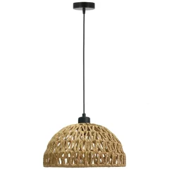 Cheap Rustykalna, pleciona lampa wisząca, na E27 31-26903 z serii BALLI | Kaja Oświetl Żyrandole Nowoczesne