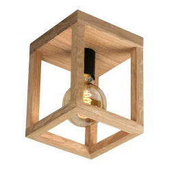 Best Sale Rustykalny, drewniany spot natynkowy bez klosza 9154174 KAGO | Kaja Żyrandole Nowoczesne