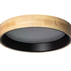 Sklep Kaja Rustykalny plafon LED do sypialni ABR-PLODV-C-20W-CCT NATURALE | Kaja