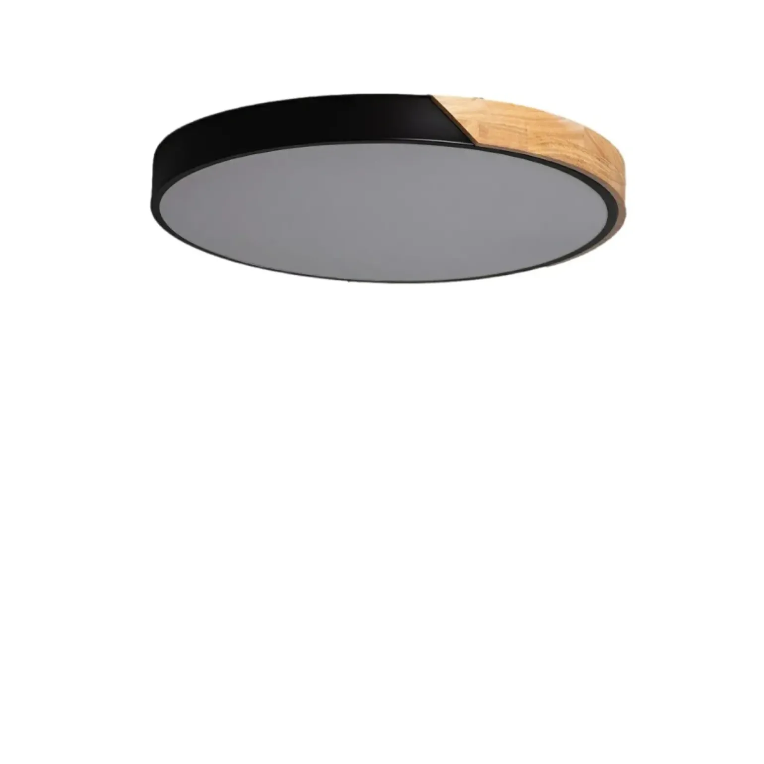 Sklep Kaja Rustykalny plafon LED do sypialni ⌀50cm ABR-PLOG-C-40W LAGIO | Kaja