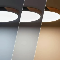 Sklep Kaja Rustykalny plafon LED do sypialni ⌀50cm ABR-PLOG-C-40W LAGIO | Kaja