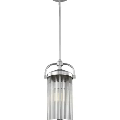 Store Ryflowana lampa wisząca, pionowa FE-PAULSON-3P z serii PAULSON Żyrandole Nowoczesne