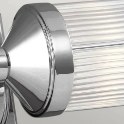 Sklep Kaja Ryflowany kinkiet ścienny, podwójny FE-PAULSON2 z serii PAULSON