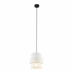 Best Sale Smukła, abażurowa lampa wisząca TK 5094 CALISTO WHITE | Kaja Żyrandole Nowoczesne