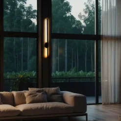 Sklep Kaja Smukła, czarna lampa ścienna LED TK 18074 FLASH BLACK | Kaja