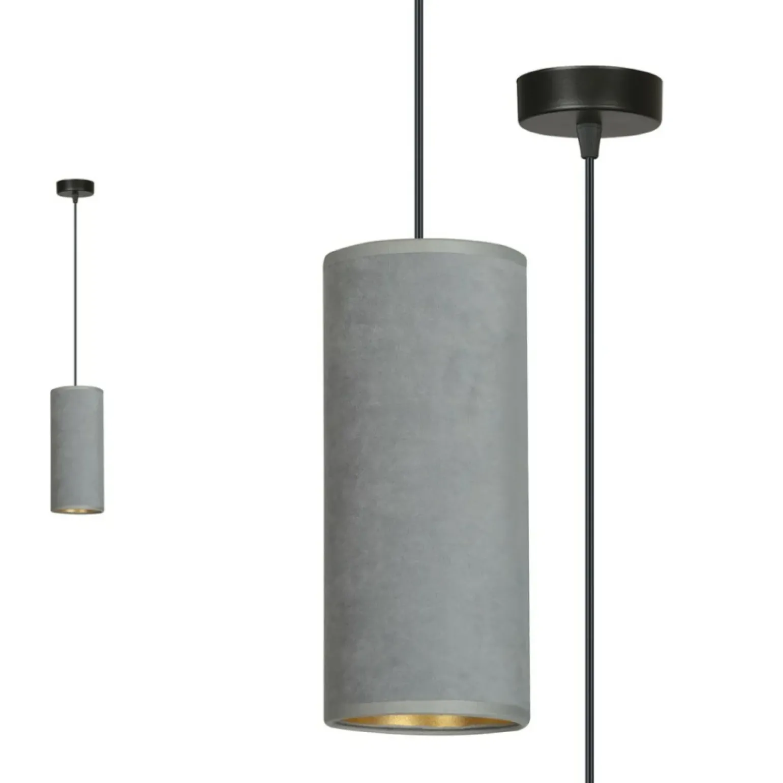 Outlet Smukła lampa wisząca idealna do sypialni 1060/1 BENTE | Kaja Żyrandole Nowoczesne