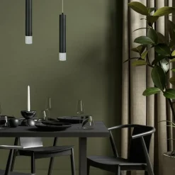 Store Smukła lampa wisząca z dekoracyjnym zakończeniem ML8877 TUBI | Kaja Żyrandole Nowoczesne