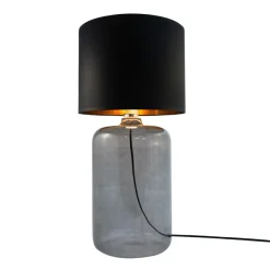 Sklep Kaja Smukła lampka z eleganckim abażurem 5511BKGO AMARSA | Kaja