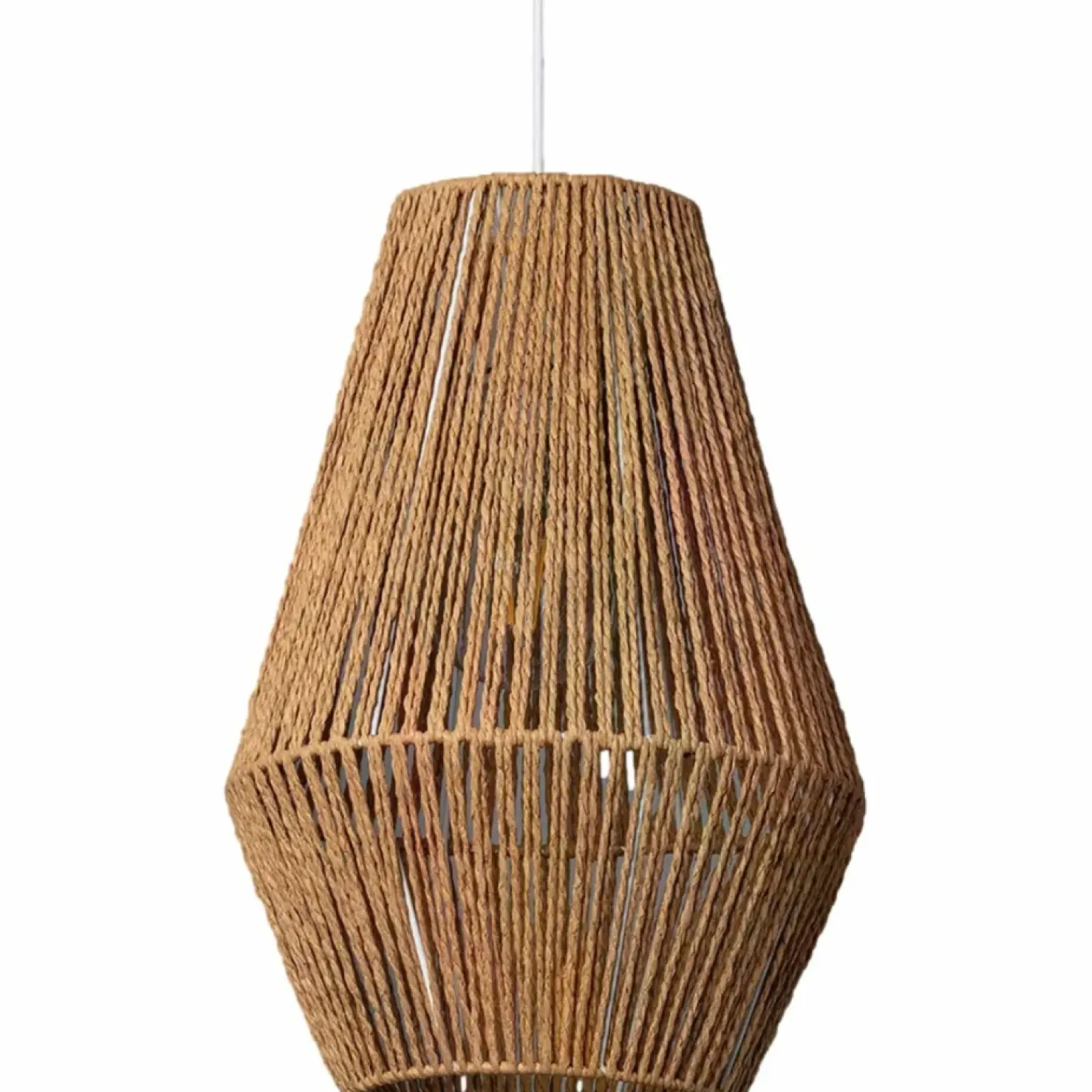 Hot Smukła, naturalna lampa do sypialni ABR-LW12-BH-E27 BOHO | Kaja Żyrandole Nowoczesne