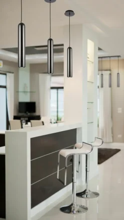 Best Smukła, punktowa lampa wisząca nad blat kuchenny AZ1236 TUBO | Kaja Żyrandole Nowoczesne