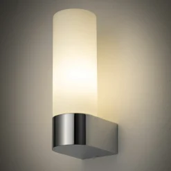 Sklep Kaja Smukły, biało-srebrny kinkiet do łazienki 10723 NATALIE | Kaja