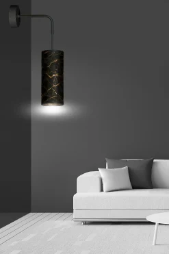 Sklep Kaja Smukły kinkiet z ozdobnym abażurem 1056/K1 KARLI | Kaja Oświetlenie