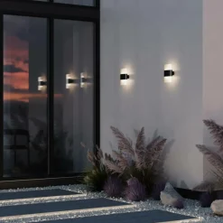 Sklep Kaja Solidna lampa zewnętrzna, elewacyjna O442WL-L12GF3K z serii ROM