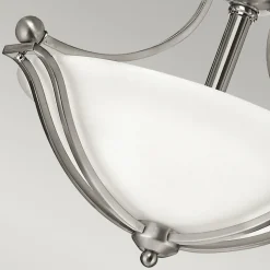 Sklep Kaja Solidny plafon sufitowy, w kolorze niklu HK-BOLLA-SF z serii BOLLA