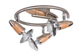 Sklep Kaja Spot K-LS-605G-340 z serii Orion - chrom, buk