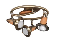 Sklep Kaja Spot K-LS-605G-340 z serii Orion - patyna, buk