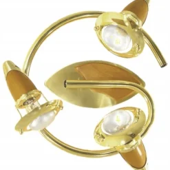 Sklep Kaja Spot K-LS-605G-340 z serii Orion - złoty, dąb