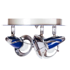 Sklep Kaja Spot K-LS-606R-340 z serii Orion - chrom, niebieski