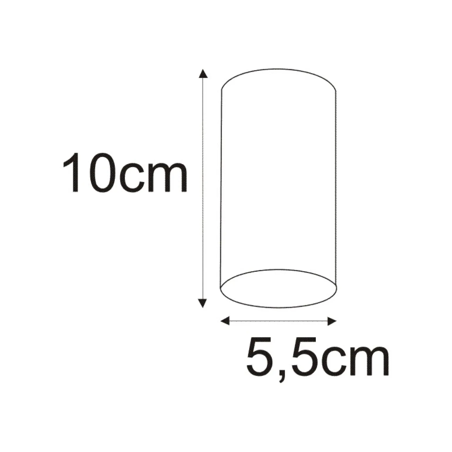 Sklep Kaja Spot krótka tuba GU10 10cm K-4414 MILE WHITE | Kaja Oświetlenie