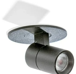 Sklep Kaja Spot mocowany podtynkowo, ruchoma, czarna tuba AZ2708 LINA | Kaja