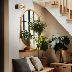 Best Spot z okrągłym, ozdobnym kloszem TK 10256 ESTERA BROWN | Kaja Żyrandole Nowoczesne