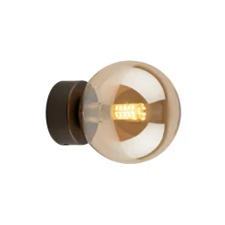 Best Spot z okrągłym, ozdobnym kloszem TK 10256 ESTERA BROWN | Kaja Żyrandole Nowoczesne