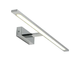 Sklep Kaja Srebrna lampa ścienna 62cm LED 4000K GS-LWB-20W CH ISLA | Kaja