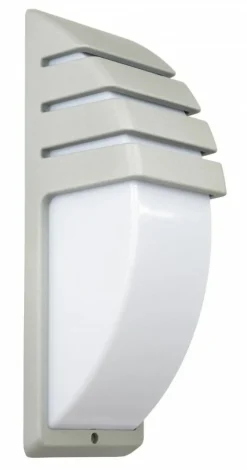 Sklep Kaja Srebrna lampa elewacyjna, gwint E27 1836 AL z serii CITY | Kaja Oświetlenie