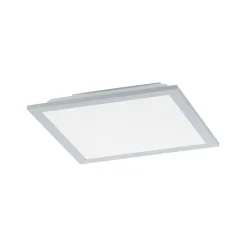 Shop Srebrna lampa sufitowa LED - kwadrat 14750-21 z serii FLAT | Kaja Żyrandole Nowoczesne
