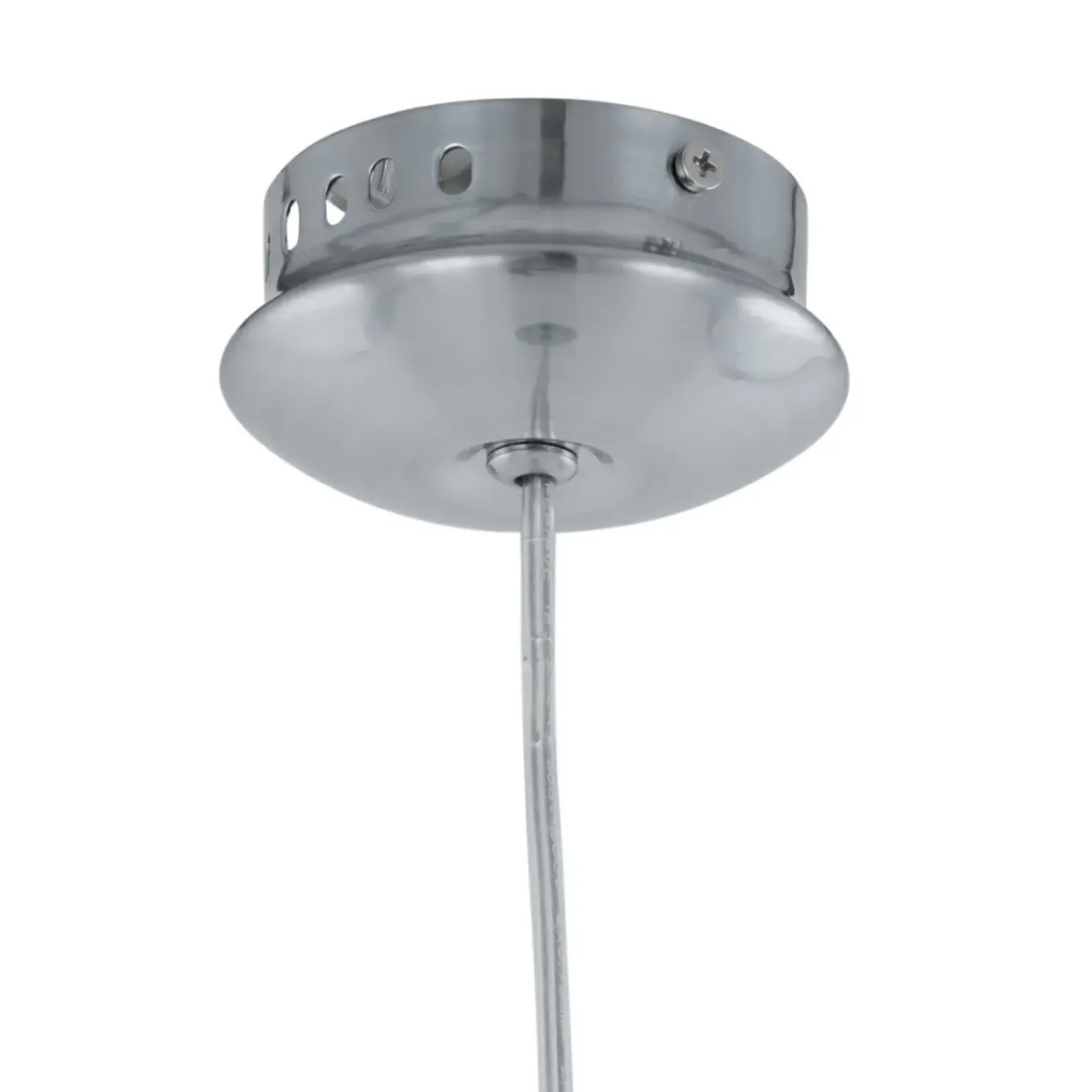 Best Srebrna lampa wisząca łezka MA01986C-001 CH ANON | Kaja Oświetlenie Żyrandole Nowoczesne