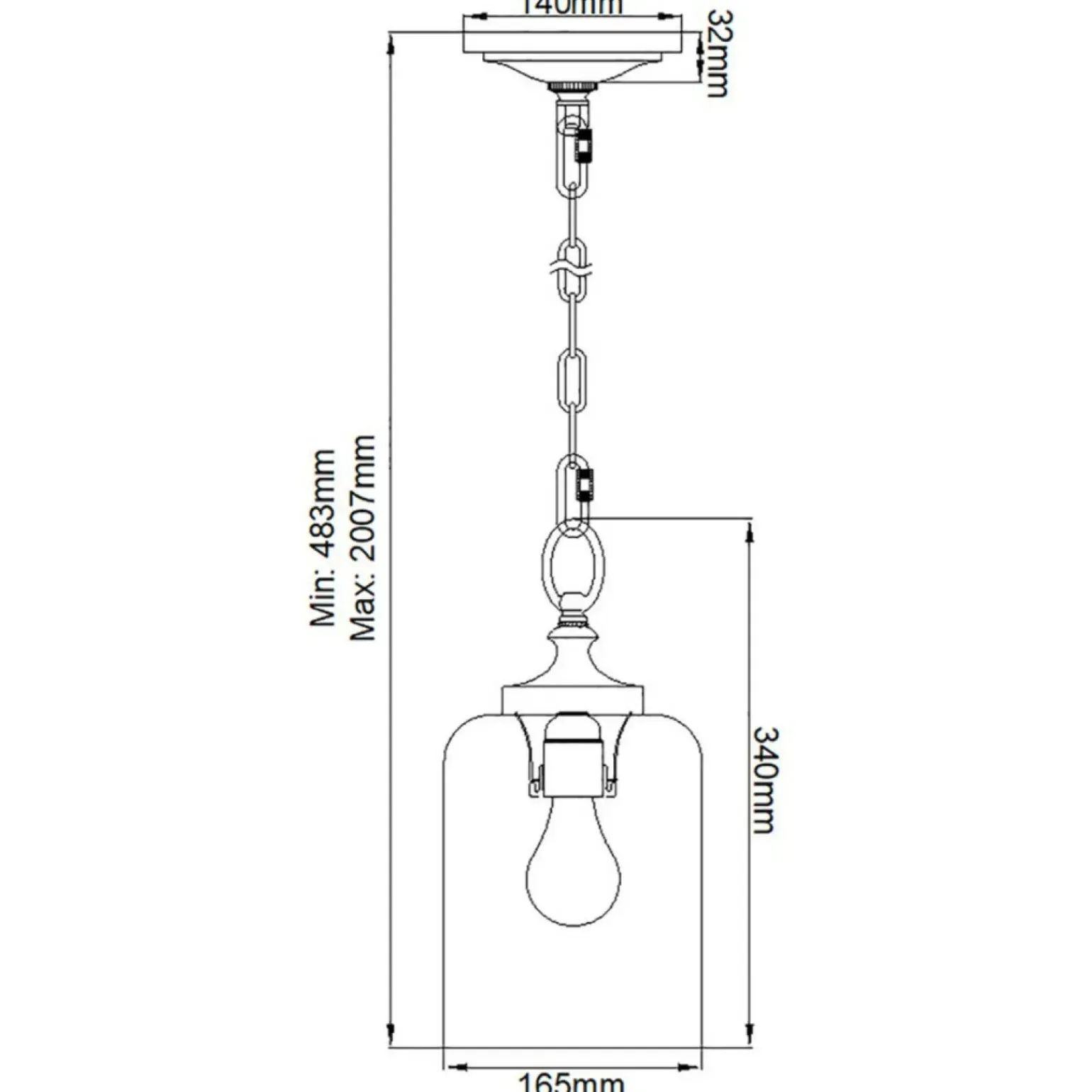 Hot Srebrna lampa wisząca, klasyczna FE-HOUNSLOW-P-PN z serii HOUNSLOW Żyrandole Nowoczesne