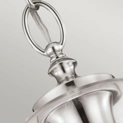 Hot Srebrna lampa wisząca, klasyczna FE-HOUNSLOW-P-PN z serii HOUNSLOW Żyrandole Nowoczesne