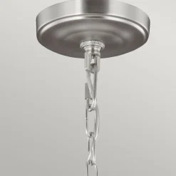 Fashion Srebrna lampa wisząca na 5 żarówek FE-VINTNER5 z serii VINTNER Żyrandole Nowoczesne