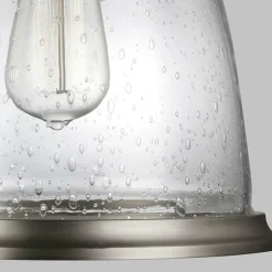 Sklep Kaja Srebrna lampa wisząca, pojedyncza FE-HOBSON-P-M-SN z serii HOBSON