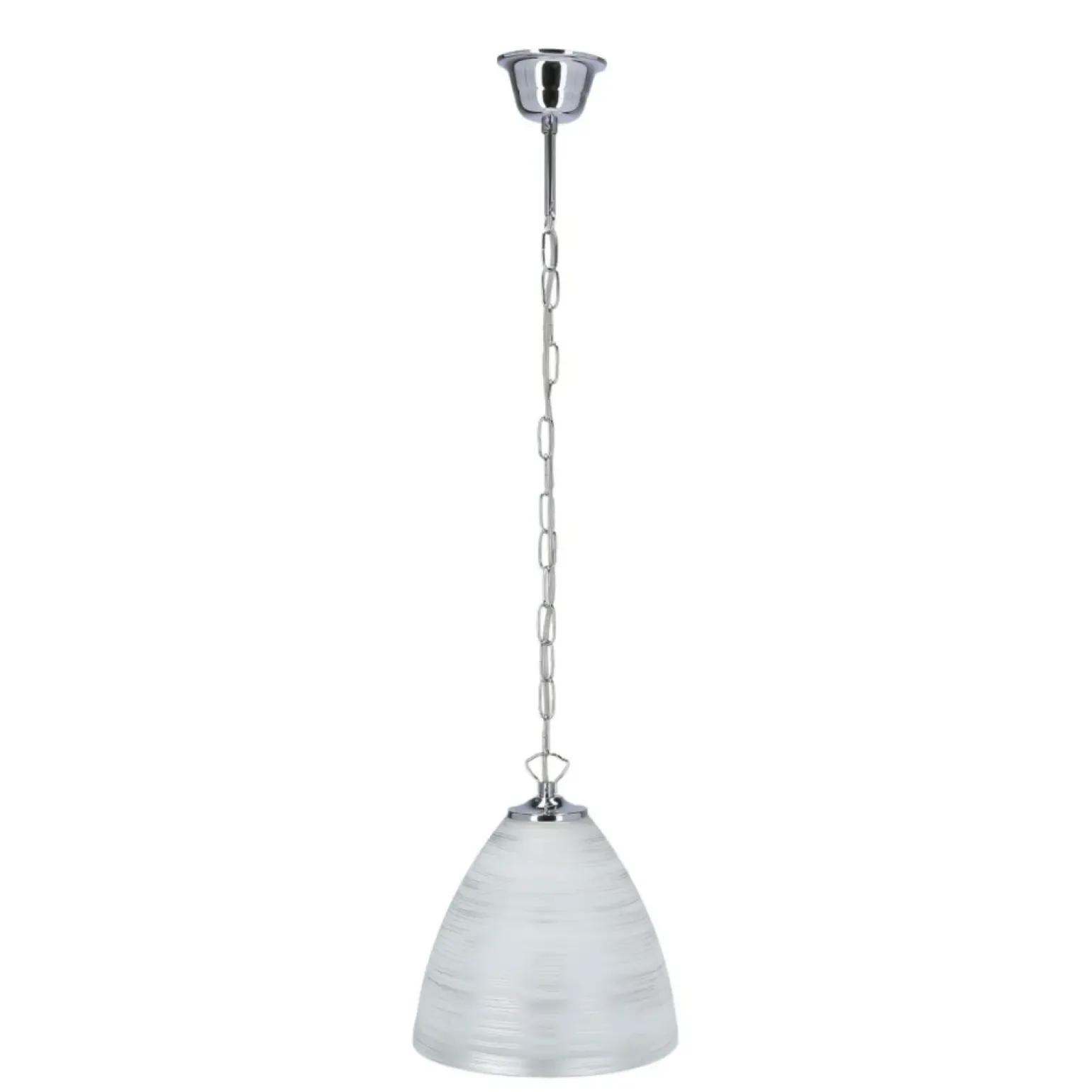 Sklep Kaja Srebrna lampa wisząca ze stożkowym kloszem 31-16294 z serii SCORDIA