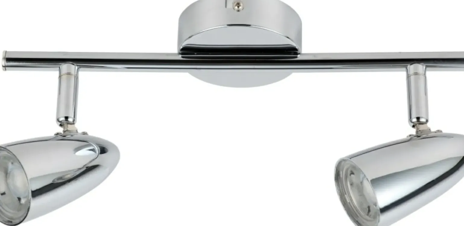 Sklep Kaja Srebrna listwa sufitowa z reflektorami 92-49575 LIBERTY | Kaja