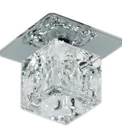 Sklep Kaja Srebrna oprawa podtynkowa, kryształowa 2264103 | Kaja Oświetlenie