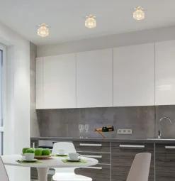 Sklep Kaja Srebrna oprawa podtynkowa, kryształowa 2264103 | Kaja Oświetlenie