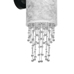 Sklep Kaja Srebrny kinkiet ścienny, kryształowy, glamour MLP6433 z serii ALMERIA | Kaja Ośw