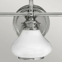 Sklep Kaja Srebrny kinkiet na trzy żarówki HK-AINSLEY3-BATH z serii AINSLEY